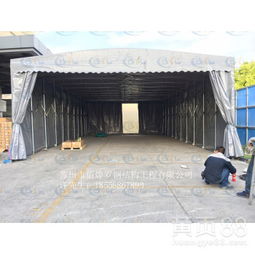 绍兴越城区厂房车库雨棚移动推拉帆布遮帐篷排挡烧烤遮阳蓬——打造灵活实用的纺织品遮篷方案